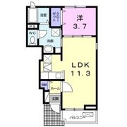 ラッキーチャーム Aの間取り画像