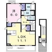 ラッキーチャーム Aの間取り画像