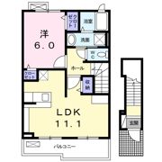 ラッキーチャーム Aの間取り画像