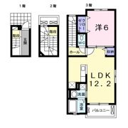 グランディール富里Ⅰの間取り画像