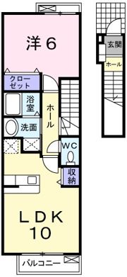 フラワー ヒルの間取り画像