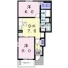 ブランシェ・住吉Bの間取り画像