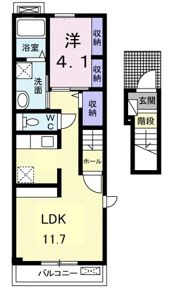 エスポワールⅢの間取り画像