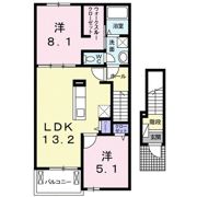 フリーデ Sの間取り画像