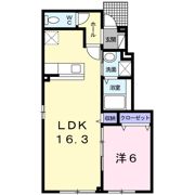 クラール・ヒルズⅠの間取り画像