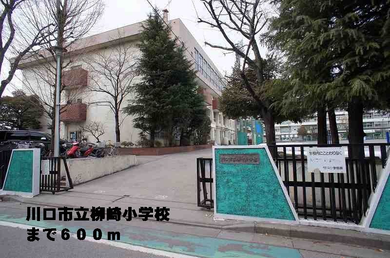 近くの川口市立柳崎小学校まで600m(徒歩8分)