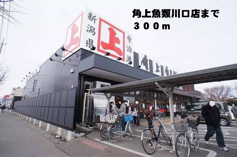 近くの角上魚類川口店まで300m(徒歩4分)