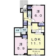 プラシードの間取り画像
