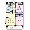 シャトーうふざとの間取り画像