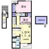 アムール 琴 Ⅲの間取り画像