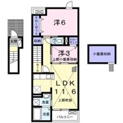 アムール 琴 Ⅲの間取り画像