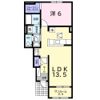 ウエスト ノアαの間取り画像