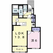 ルピナスAの間取り画像