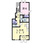 ベルマネーレⅠの間取り画像