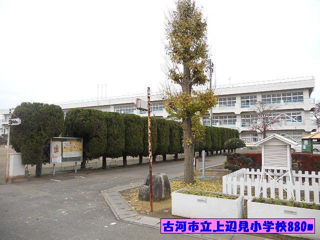 近くの古河市立上辺見小学校まで880m（徒歩11分）