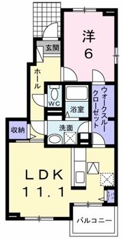 フェリースⅢの間取り画像