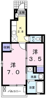 メゾン・ド・αの間取り画像
