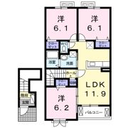 エヴァーグリーン三間寺 Ⅰの間取り画像