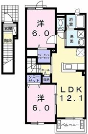サンリット・みかもⅡの間取り画像