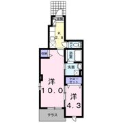 ルナ門真南 Ⅱの間取り画像