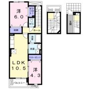 ルナ門真南 Ⅱの間取り画像