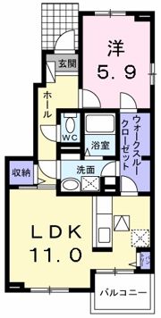 アルバ・グランデ Ⅰの間取り画像