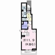 エルハーベン加茂宮Aの間取り画像