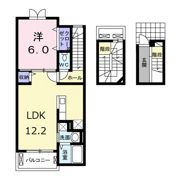 ガーデン パレス Ⅲの間取り画像