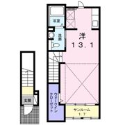 カーサ ディーオの間取り画像