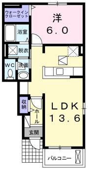 BELLA LUCE Ⅱの間取り画像