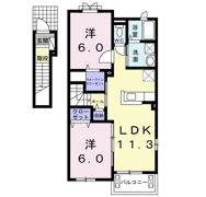 グレース・コート Bの間取り画像