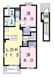 すみれの間取り画像