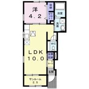 グランデ アクア ヴィラAの間取り画像