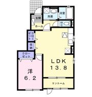 セイバリー Mの間取り画像