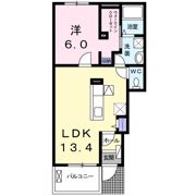 ライオンハートBの間取り画像
