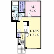 ベルエール RIの間取り画像