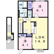 ウッドビレッジⅦの間取り画像