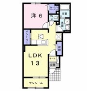 ヴェスティートⅢの間取り画像