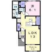 ソレイユの間取り画像