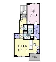 エストレーラⅢ Bの間取り画像