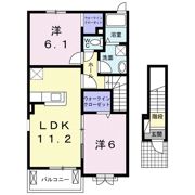 ボルドー 弐番館の間取り画像