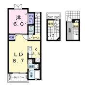 サニーヒル仙台南Ⅱの間取り画像