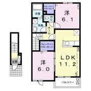 メルクーリオの間取り画像