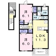オレンジDAYS Dの間取り画像