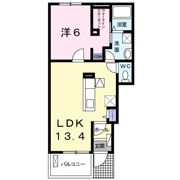 プリンセチア Ⅰの間取り画像