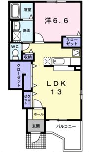 グッドリッチジオパレスDの間取り画像