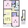 サンライズAの間取り画像