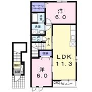 ローズ・エクラの間取り画像