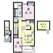 カーネ プレッソの間取り画像