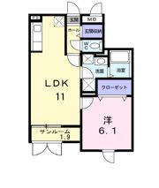 アルページュ祇園の間取り画像